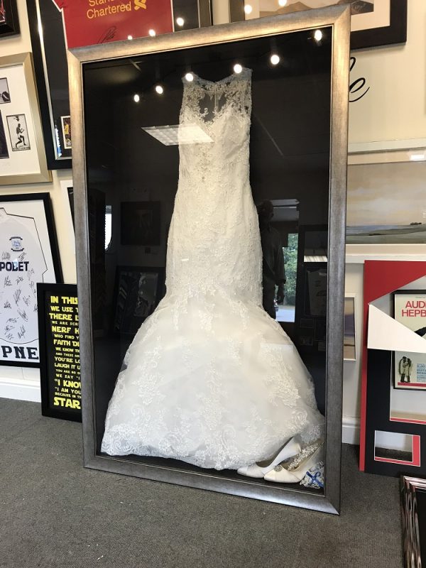 Wedding Dress Frame Framing Guru Picture Framing Services in Preston