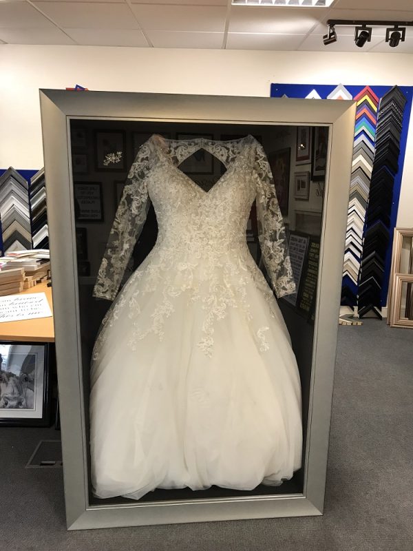 Wedding Dress Frame Framing Guru Picture Framing Services in Preston