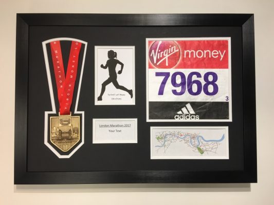 London Marathon 2018/17 Display Frame