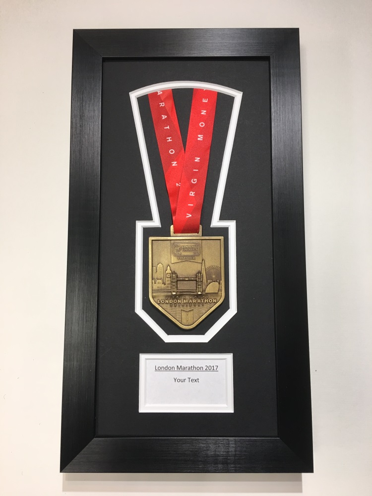 White Mount London Marathon 2019 Display Frame for Single medal 