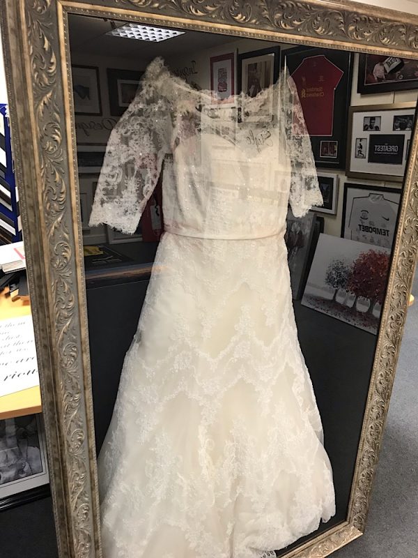 Wedding Dress Frame Framing Guru Picture Framing Services in Preston